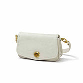 French Leather Baguette Bag – Women’s Chic Small Genuine Leather Shoulder Handbag